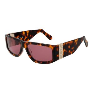 GCDS Brown Acetate Sunglasses
