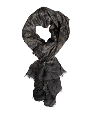 Dolce & Gabbana Camouflage Neck Warmer Wrap Foulard Scarf