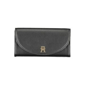 Tommy Hilfiger Black Polyurethane Women Wallet