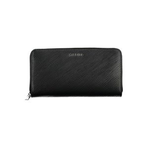 Calvin Klein Black Polyurethane Women Wallet