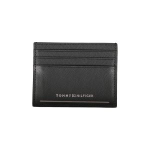 Tommy Hilfiger Black Leather Men Wallet