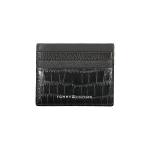 Tommy Hilfiger Black Leather Mens Wallet