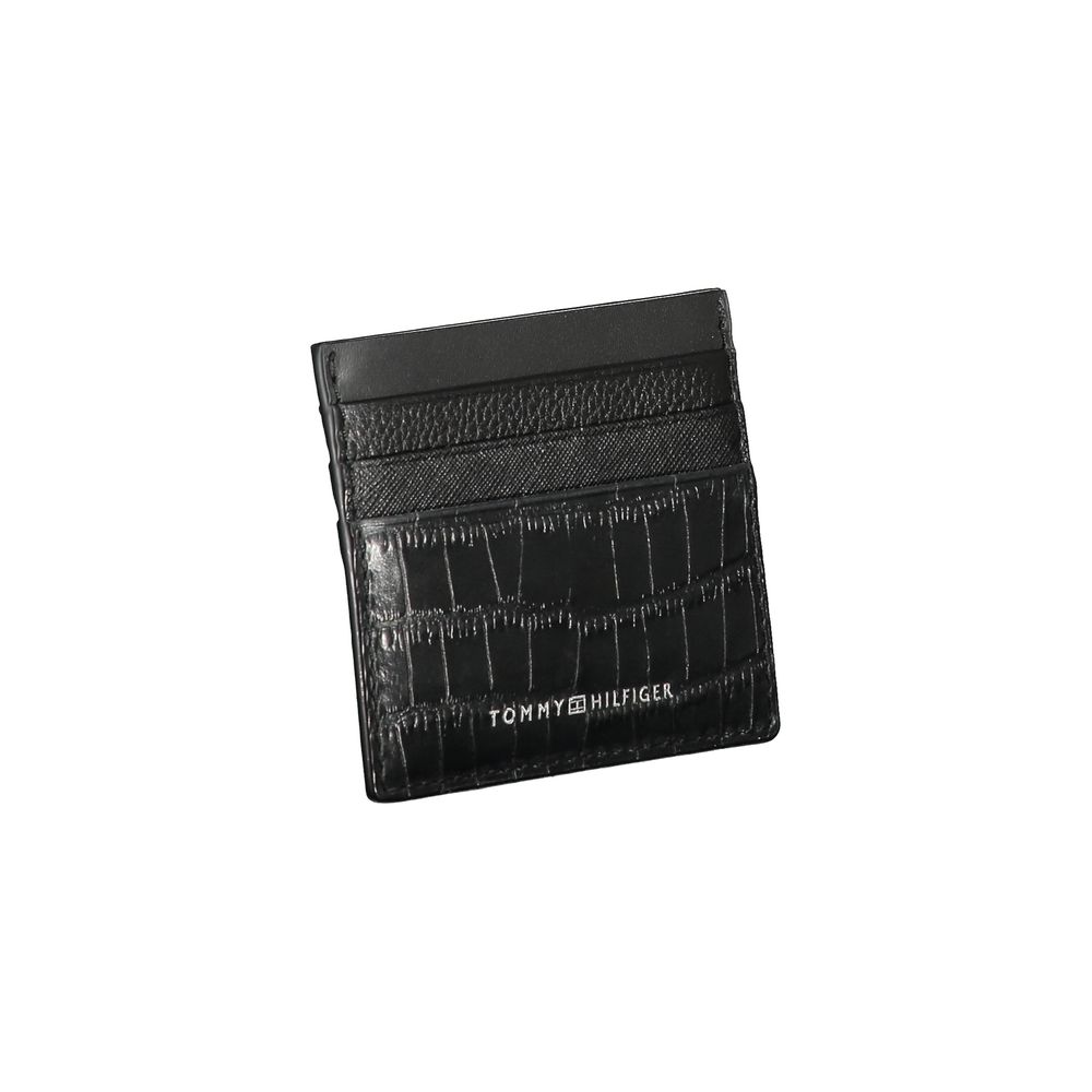 Tommy Hilfiger Black Leather Mens Wallet - Image 3