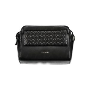 Calvin Klein Black Polyester Women Shoulder Bag