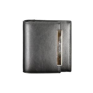 Calvin Klein Black Polyurethane Women Wallet
