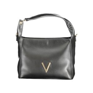 Mario Valentino Black Polyurethane Women's Shoulder Bag