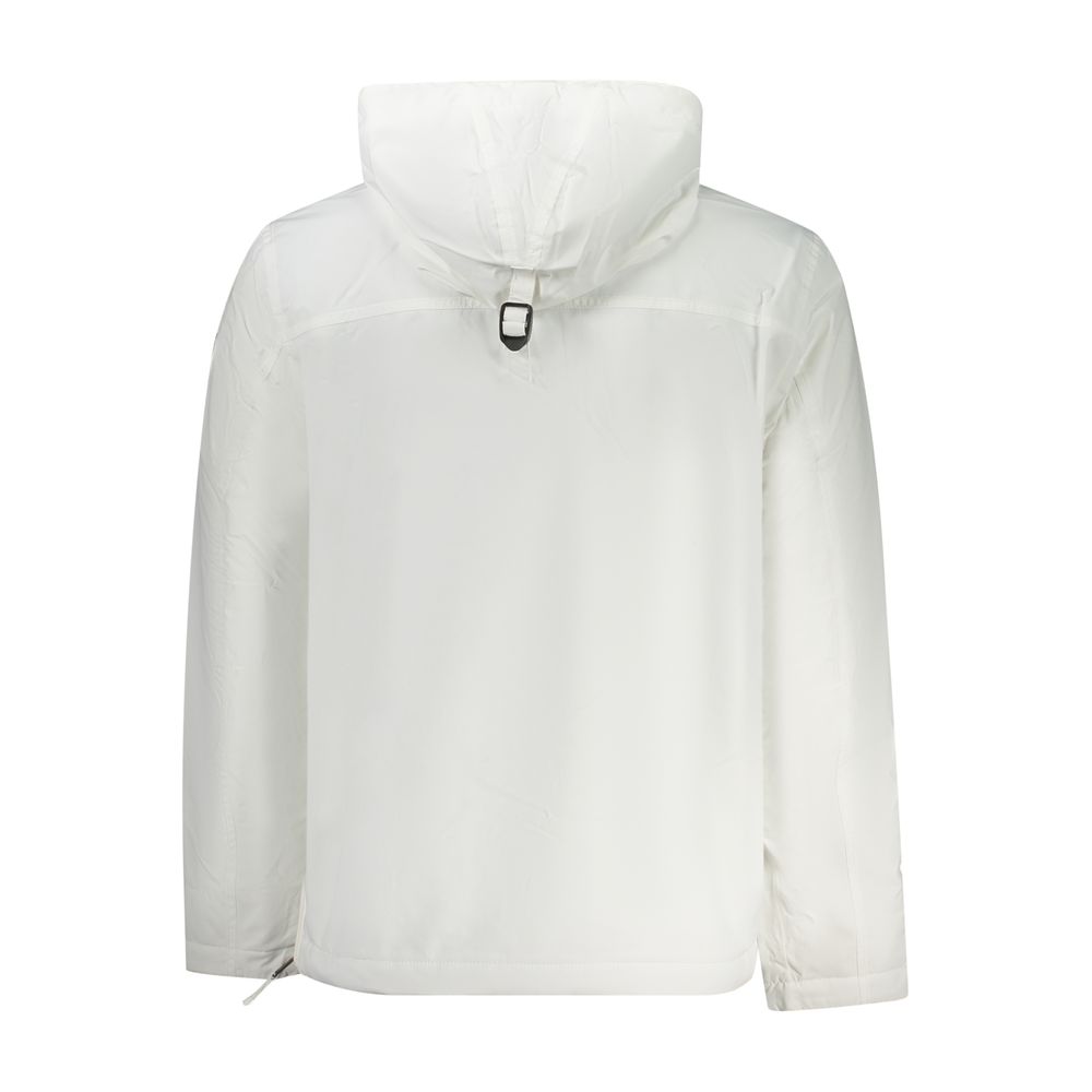 Napapijri White Polyamide Men's Jacket - Image 2