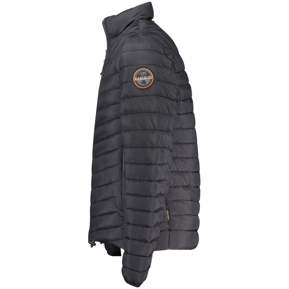 Napapijri Black Polyamide Men's Jacket - Image 3