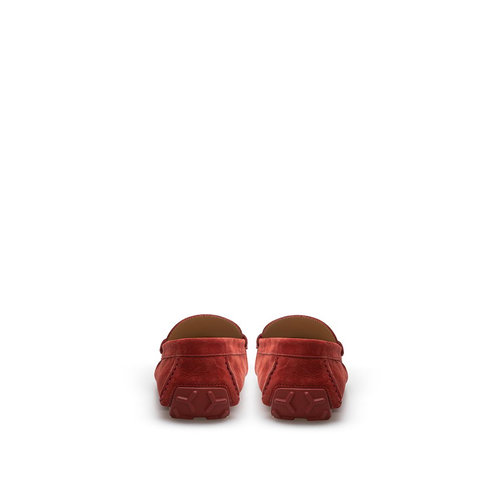Bally Bordeaux Leather Moccassin - Image 4