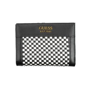 Guess Jeans Black Polyurethane Women Wallet