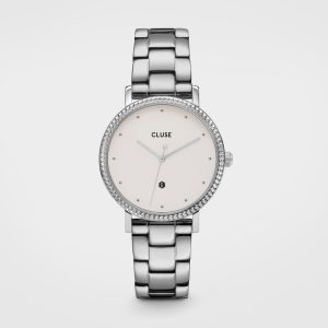Cluse Silver Stainless Steel Dress Watch