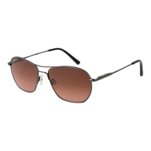 Serengeti Gray Metal Sunglasses