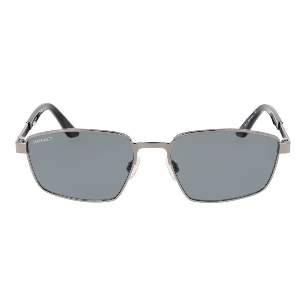Serengeti Gray Metal Sunglasses - Image 2