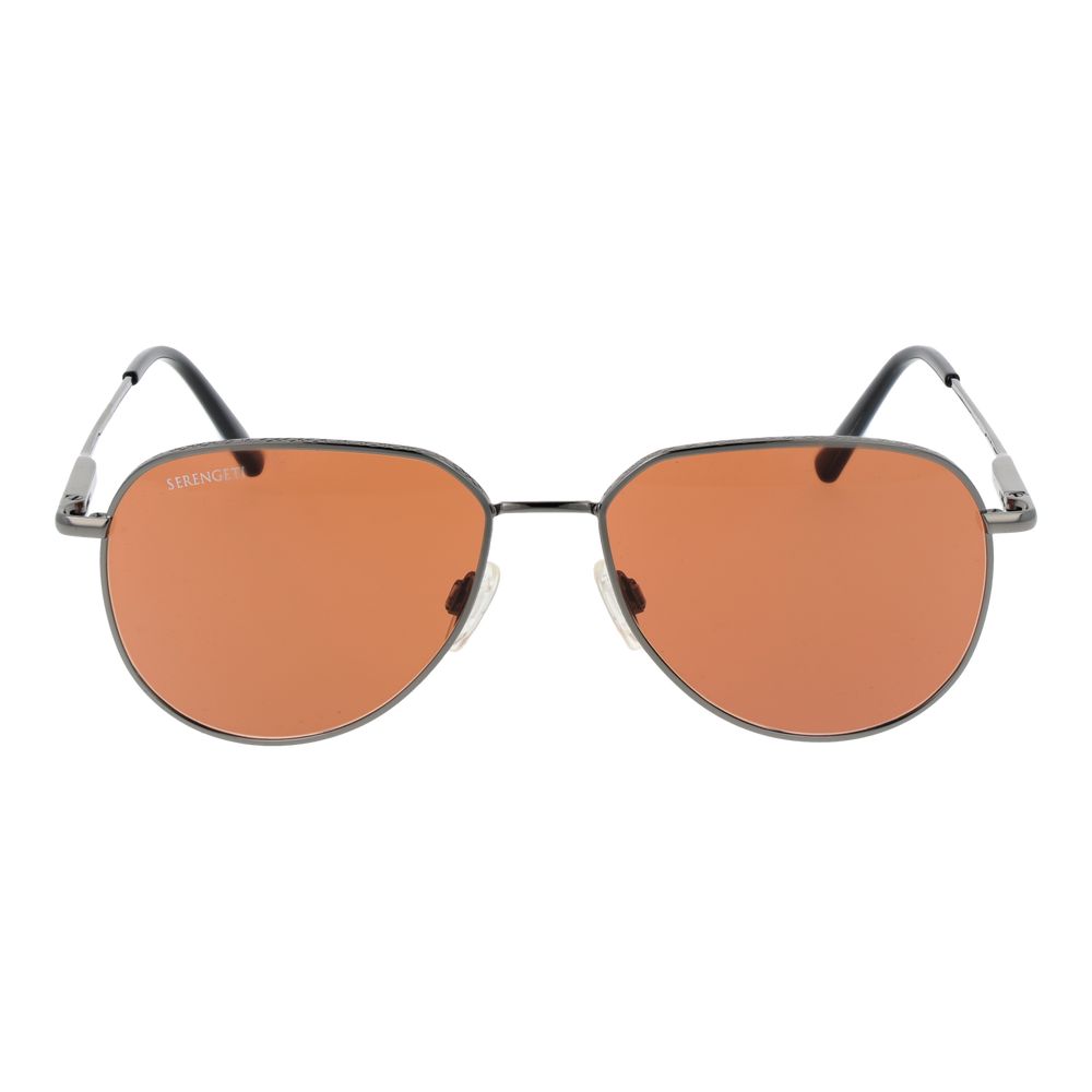 Serengeti Gray Metal Sunglasses - Image 2