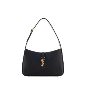Saint Laurent Black Calf Leather Bos Taurus Handbag