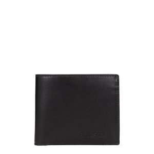 Testoni Black Leather Wallet