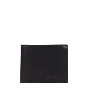 Testoni Black Leather Wallet