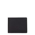 Testoni Black Leather Wallet