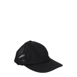 Burberry Black Cotton Cap (Baseball Hat)