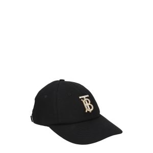 Burberry Black Cotton Cap (Baseball Hat)