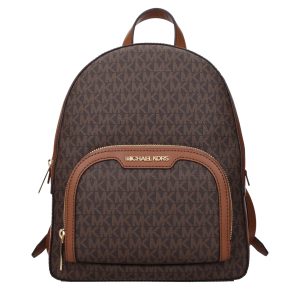 Michael Kors Brown Fabric Backpack