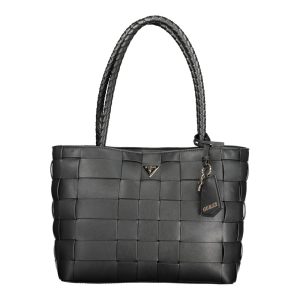 Guess Jeans Nero Poliuretano Women Handbag