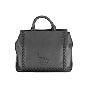 BYBLOS Black Polyurethane Women Handbag