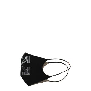 Off-White Black Cotton Facemask