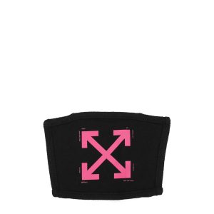 Off-White Black Cotton Facemask