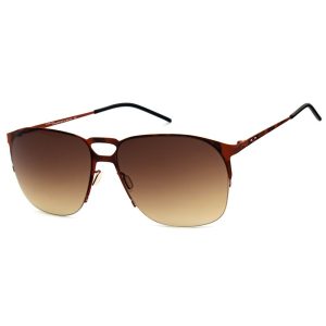 Italia Independent Brown Metal Sunglasses