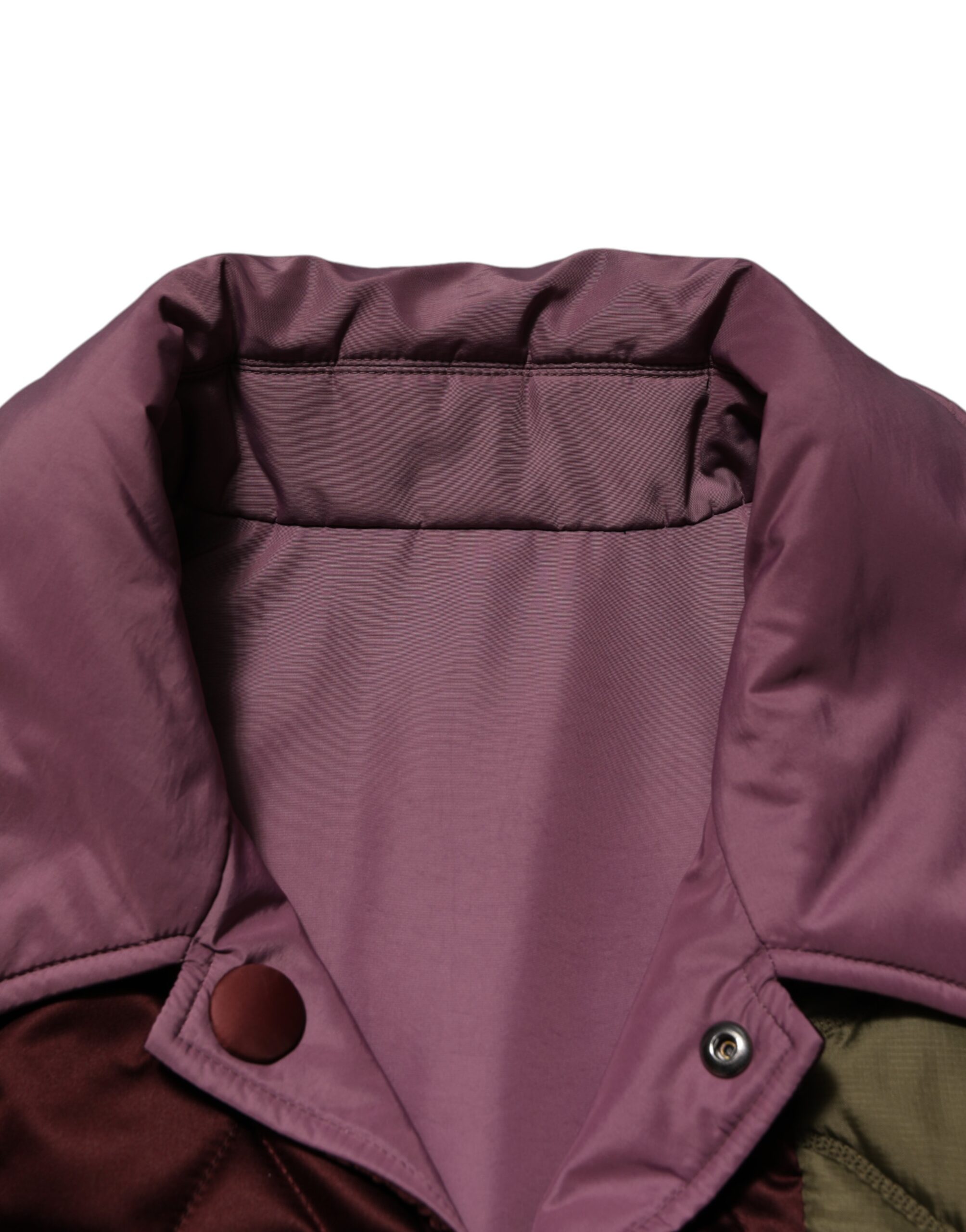 Dolce & Gabbana Multicolor Patchwork PolyesterQuilted Jacket - Image 6