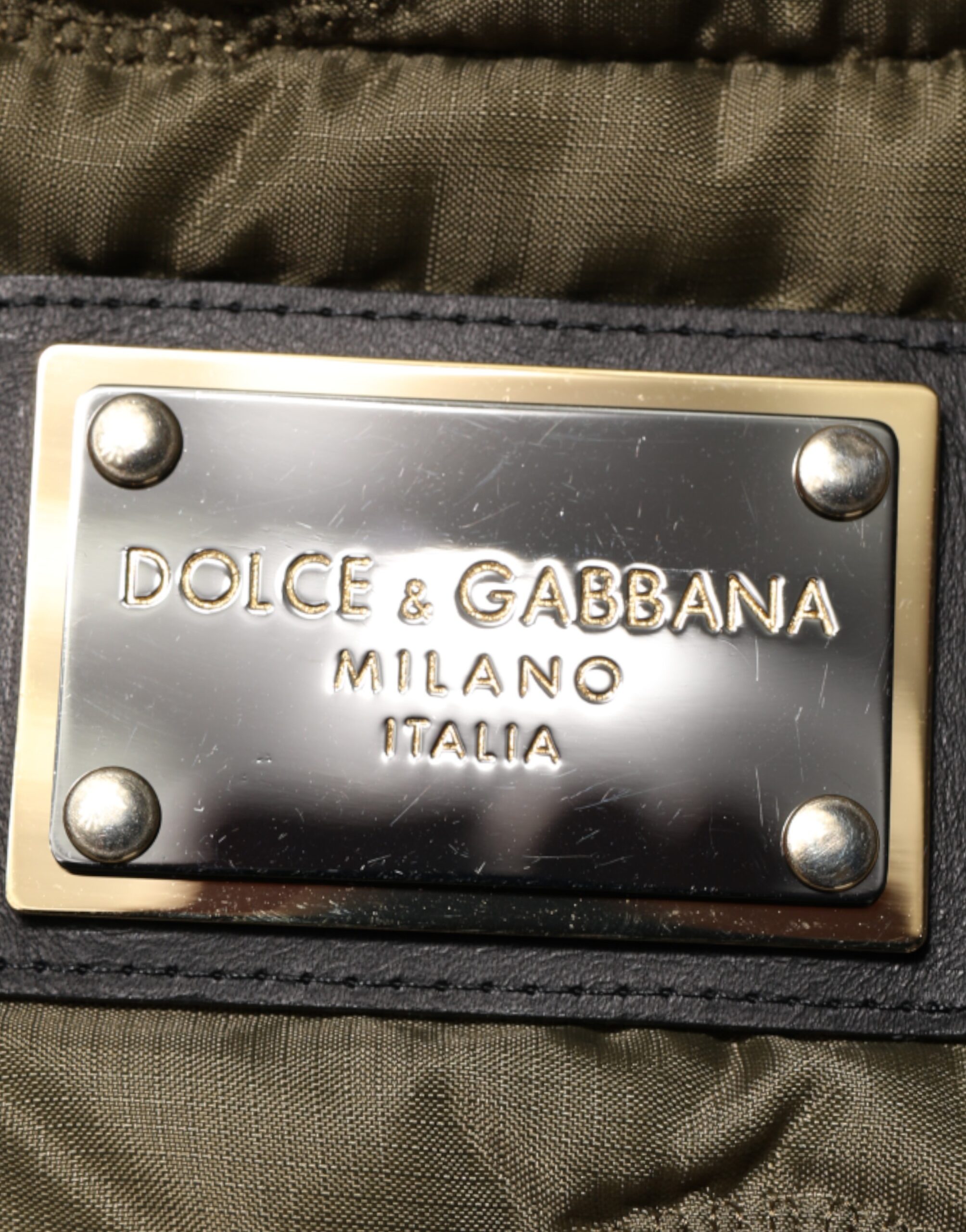 Dolce & Gabbana Multicolor Patchwork PolyesterQuilted Jacket - Image 7