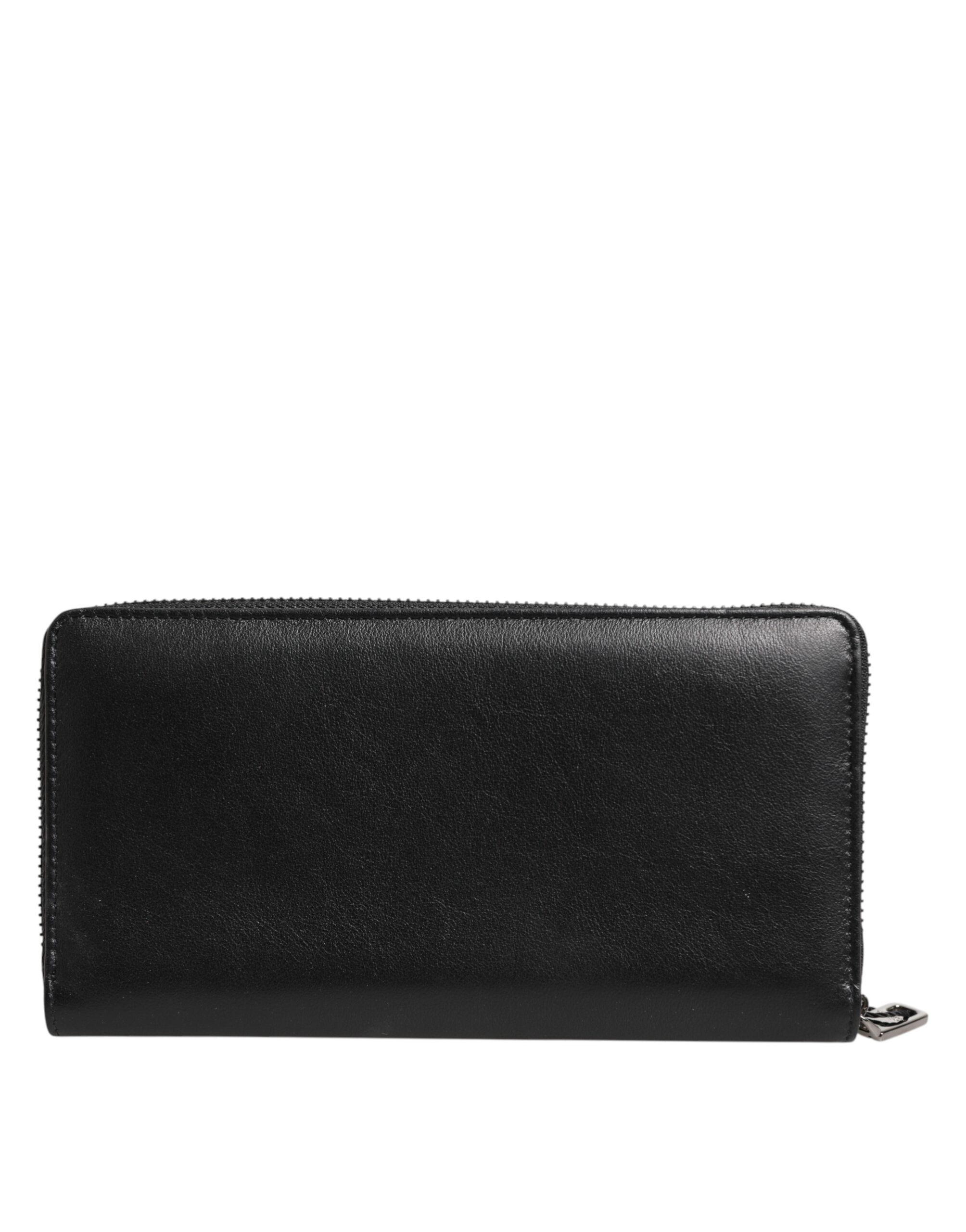 Dolce & Gabbana Black Blue Exotic Leather Men Continental Clutch Wallet - Image 4