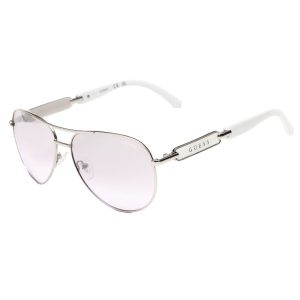 Guess Gray Metal Sunglasses