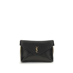 Saint Laurent Cassandre chain Clutch Bag