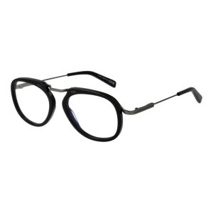 Ermenegildo Zegna Black Metal Glasses (Frames)