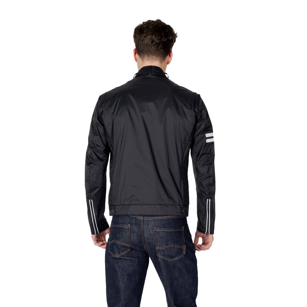 Blauer Black Polyamide Biker Jacket - Image 2