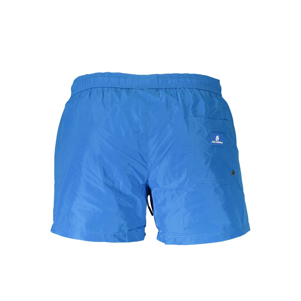 Karl Lagerfeld Azzurro Polyester Men's Swim Boxer - Image 2
