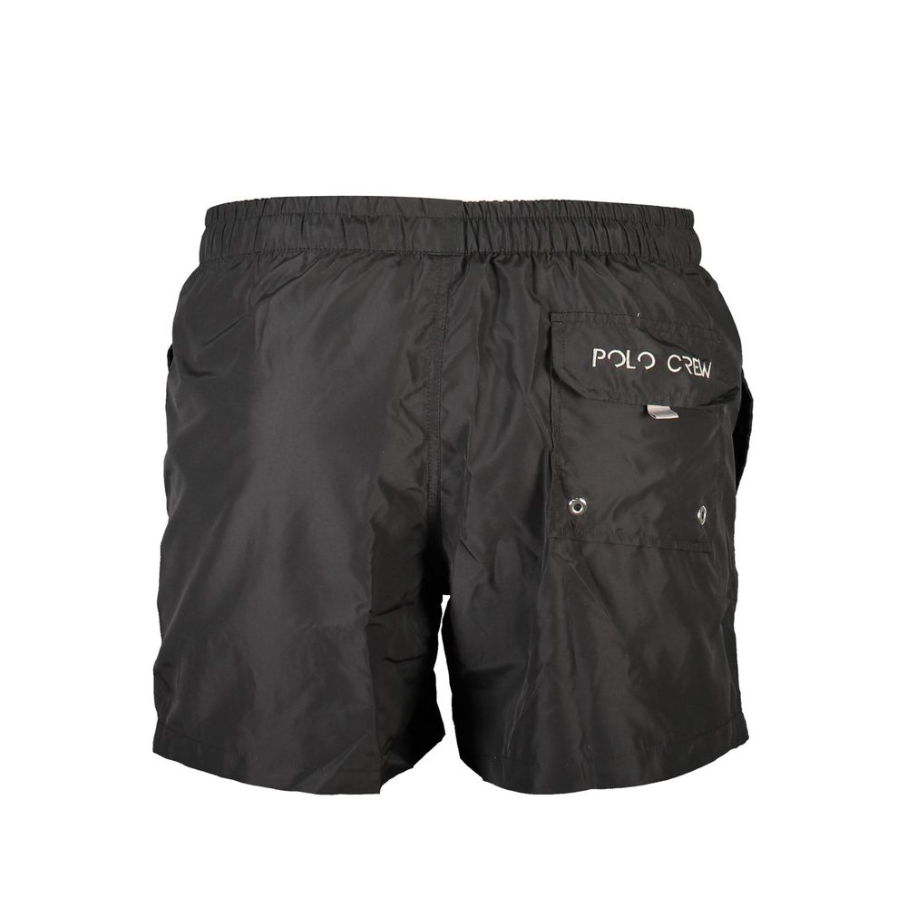 La Martina Black Polyester Men's Swim Trunk - Image 2