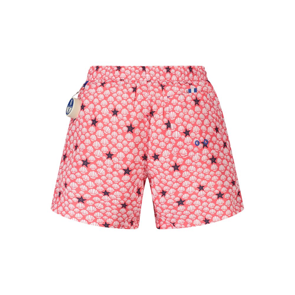 North Sails Rosso Polyester Men Swim Trunk - Image 2