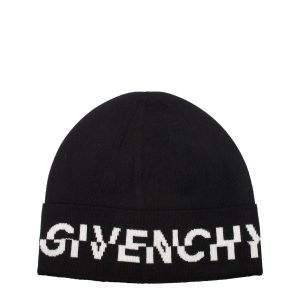 Givenchy Black Wool Beanie