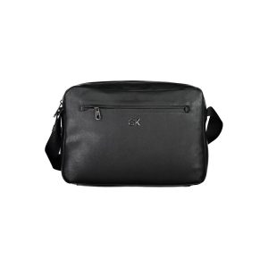 Calvin Klein Nero Recycled Polyester Men Briefcase