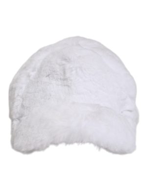 Dolce & Gabbana White Modacrylic Rapper Men Baseball Capello Hat