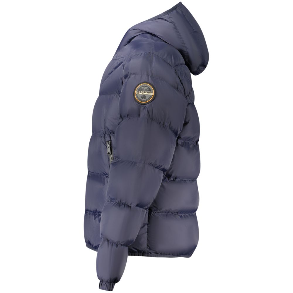 Napapijri Blue Polyamide Men's Jacket - Image 3
