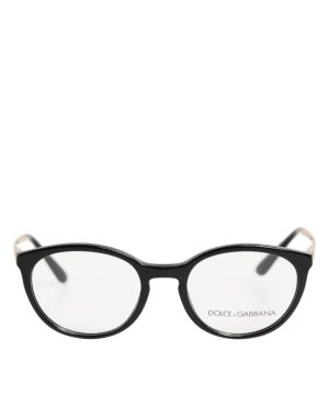 Dolce & Gabbana Black Acetate Cat Eye Frame Eyeglass Reading Glass