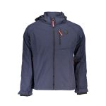 Gianmarco Venturi Blue Polyester Men's Jacket