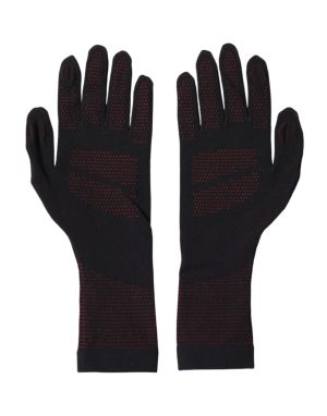Dolce & Gabbana Black DG Logo Cotton Hands Mitten Men Gloves