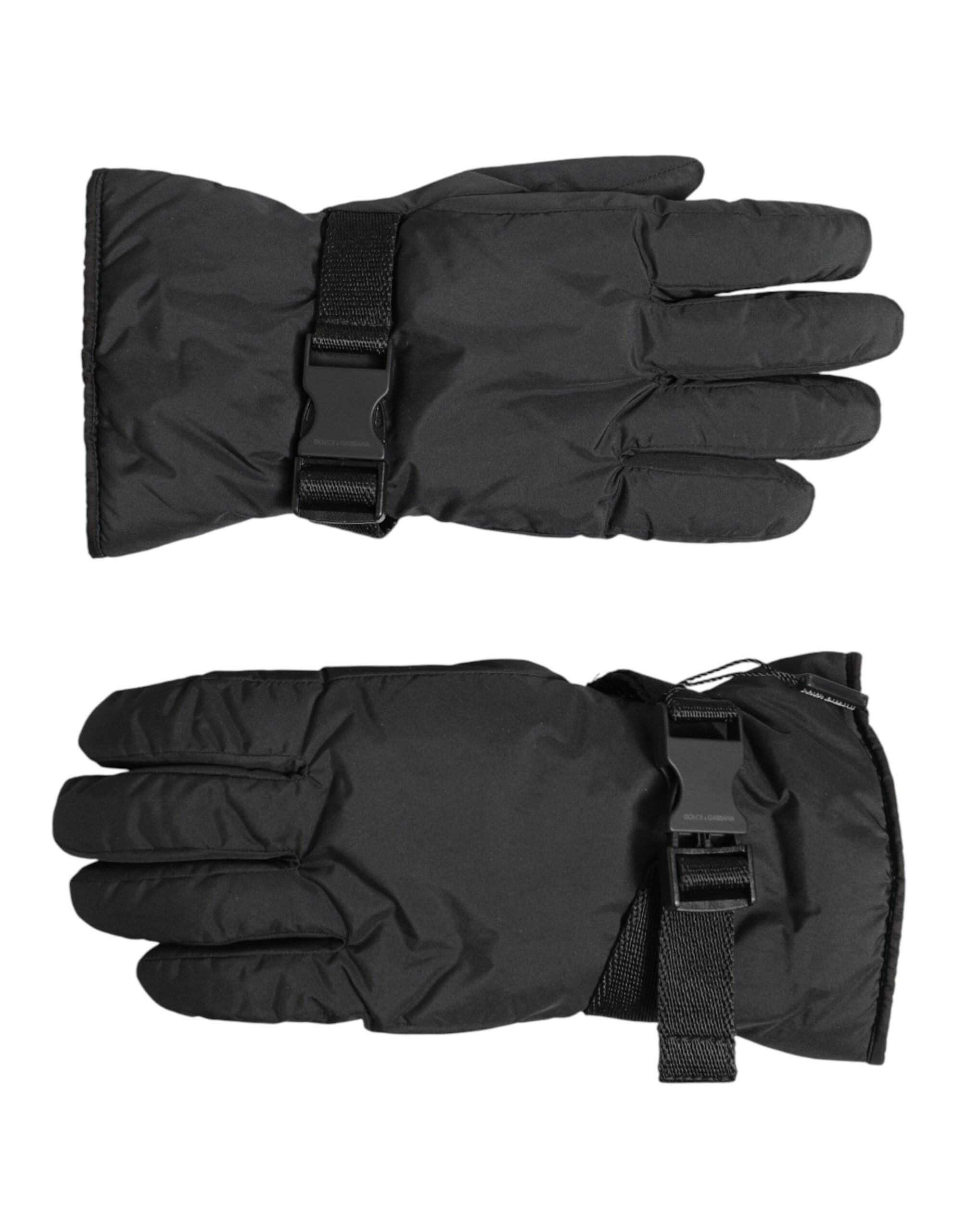 Dolce & Gabbana Black Windproof Ski Winter Warm Non Slip Gloves - Image 2