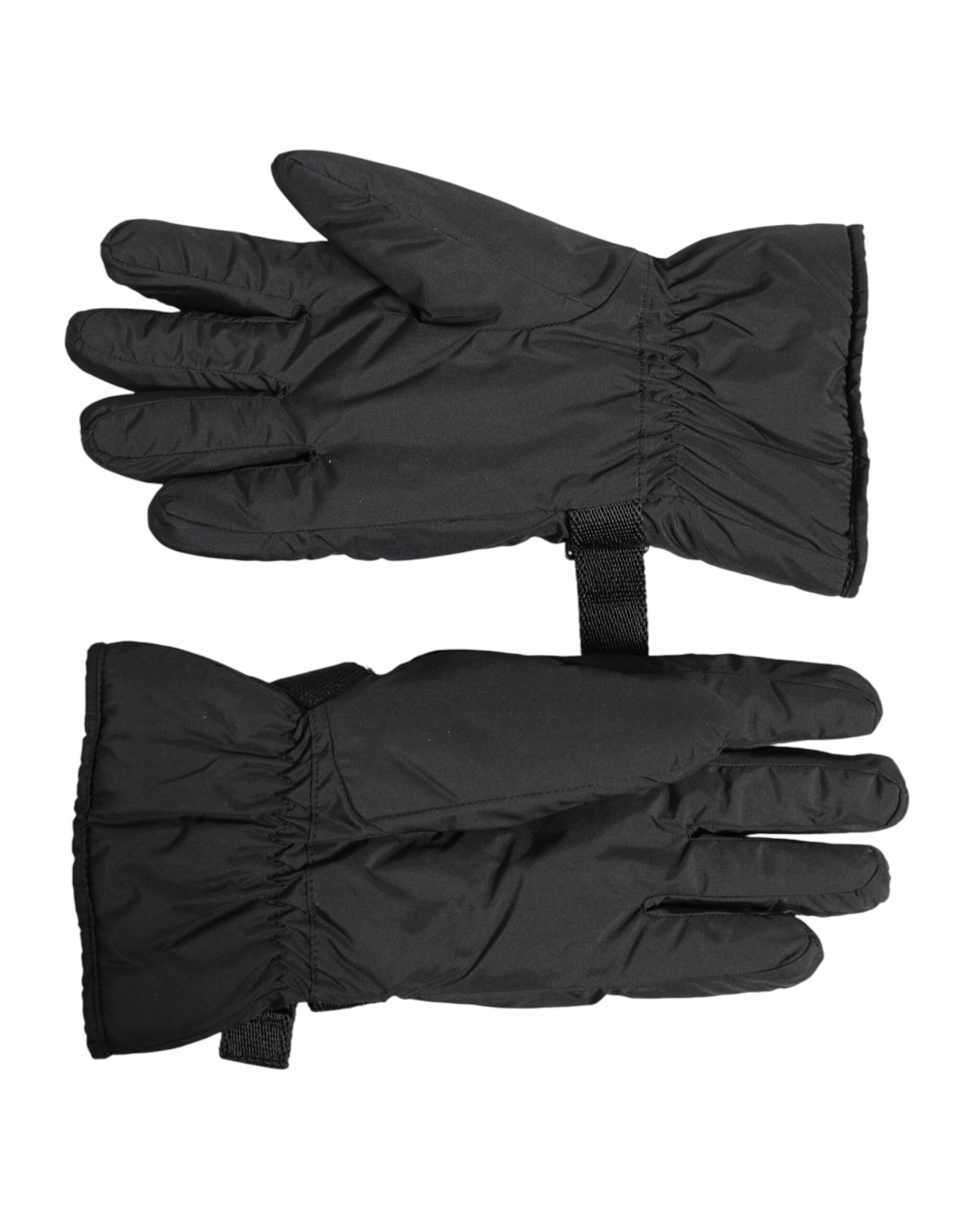 Dolce & Gabbana Black Windproof Ski Winter Warm Non Slip Gloves - Image 3