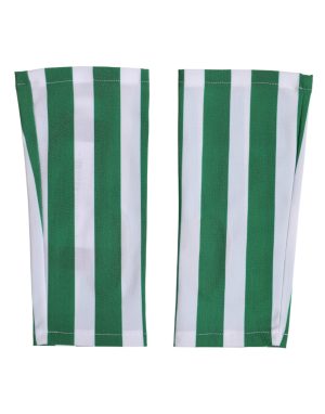 Dolce & Gabbana Green White Nylon Fingerless Wrist Length Gloves
